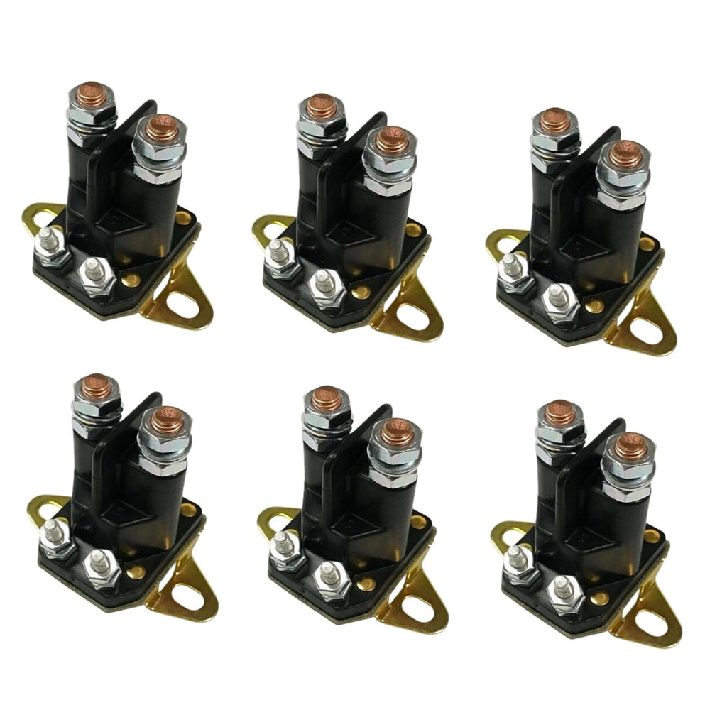 6pcs 80 Amp Battery Isolator Relay 12V High Current Starter Relay 4 Pin SPST 120-107112, 3916301, 3916302 Fits for White Rodgers, Cummins 120 901S1,