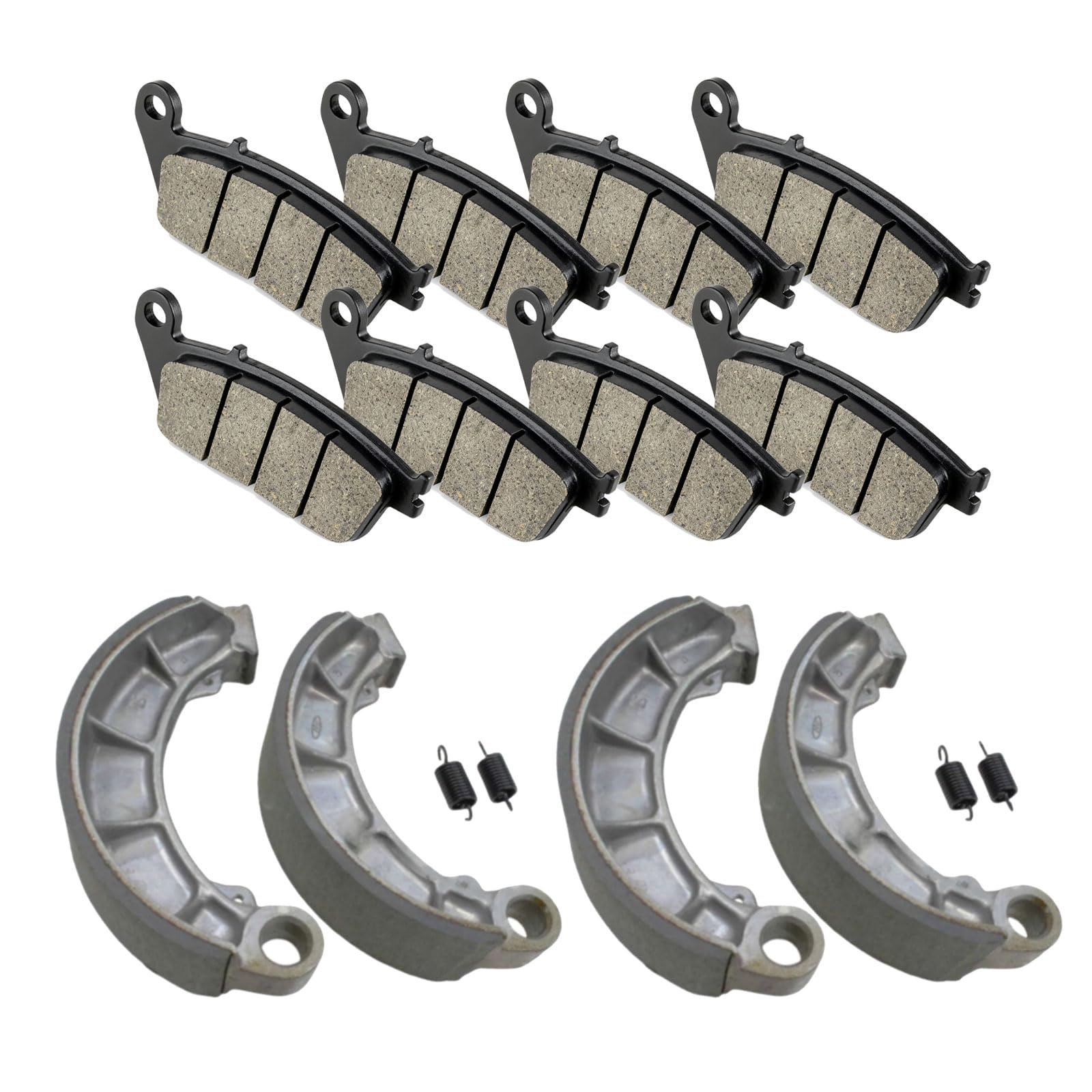 2 Set Front Brake Pads & Rear Brake Shoes 06435-MBY-671 06430-MW3-671 Fits for Honda CB750 Nighthawk 750 1991-2003