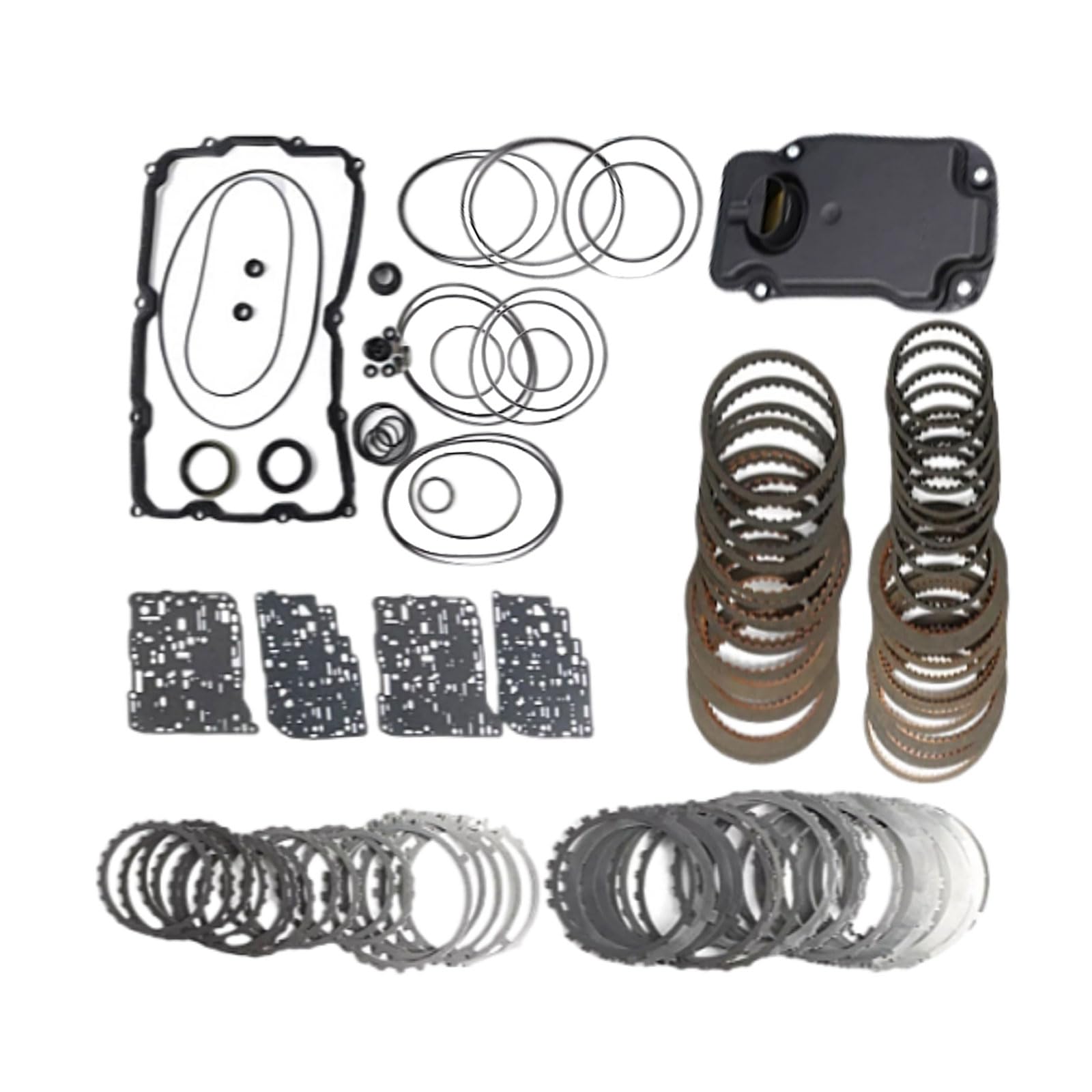 AB60E Transmission Master Rebuild Kit with Oil Filter Friction Plate Steel Plate Fits for Toyota for Sequoia 08-11 for Tundra 07-11 5.7L V8 Replace parts