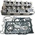 Complete Cylinder Head and Full Gasket Kit 7247453 Fits for Kubota Engine D902 FITS Bobcat Mini Track Loader MT55 MT85