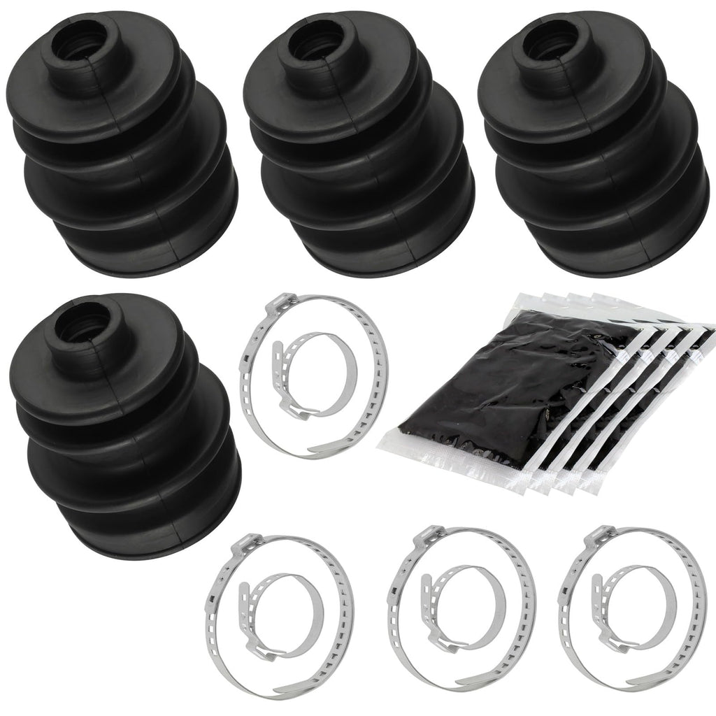 1436-207 0436-276 2436-111 Rear Axle 2 Inner and 2 Outer CV Boot Kit Fits for Cat 550 H1 EFI 2009 2010