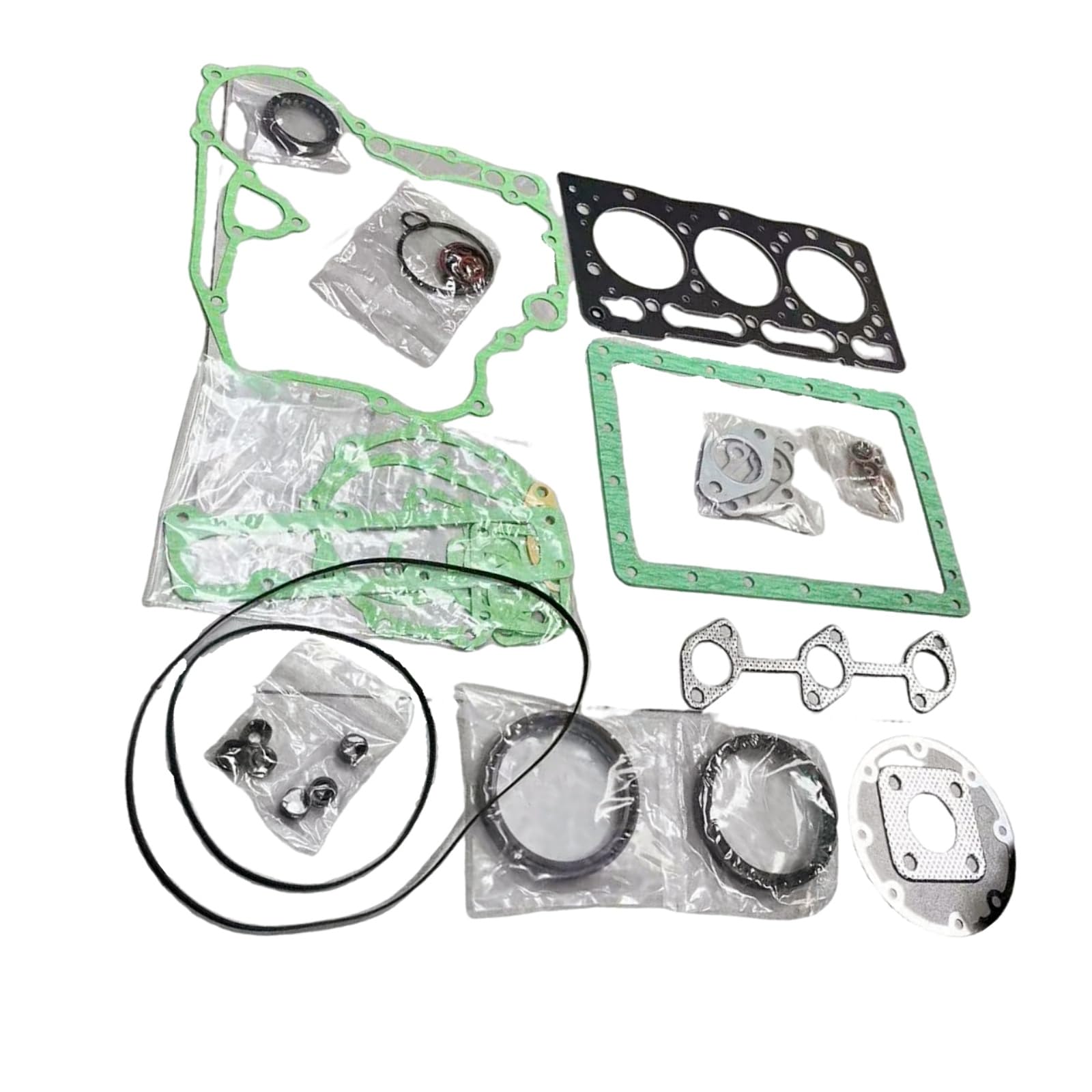 D1005 Engine Full Gasket Kit Compatible with Kubota D1005 Engine ZD25 ZD326 Turn Mower BX2660 BX2670 BX2680 F2260 Tractor