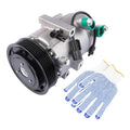 6PK 12V Air Conditioning Compressor 97701f9000 97701-H9000 97701H9000 A/C Compatible with Kia Rio 1.4L 2016-2020 Replace parts