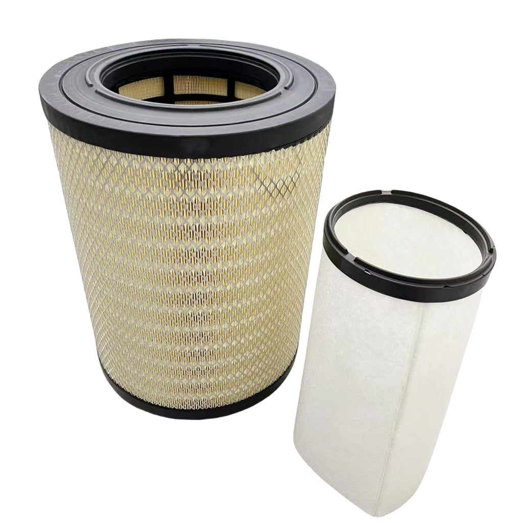 Air Filter Cartridge 21337557 Compatible with Volvo truck FM II Series,Replace P958225 21337443,P958909 21337449 21348756. (safety radial seal)21348756