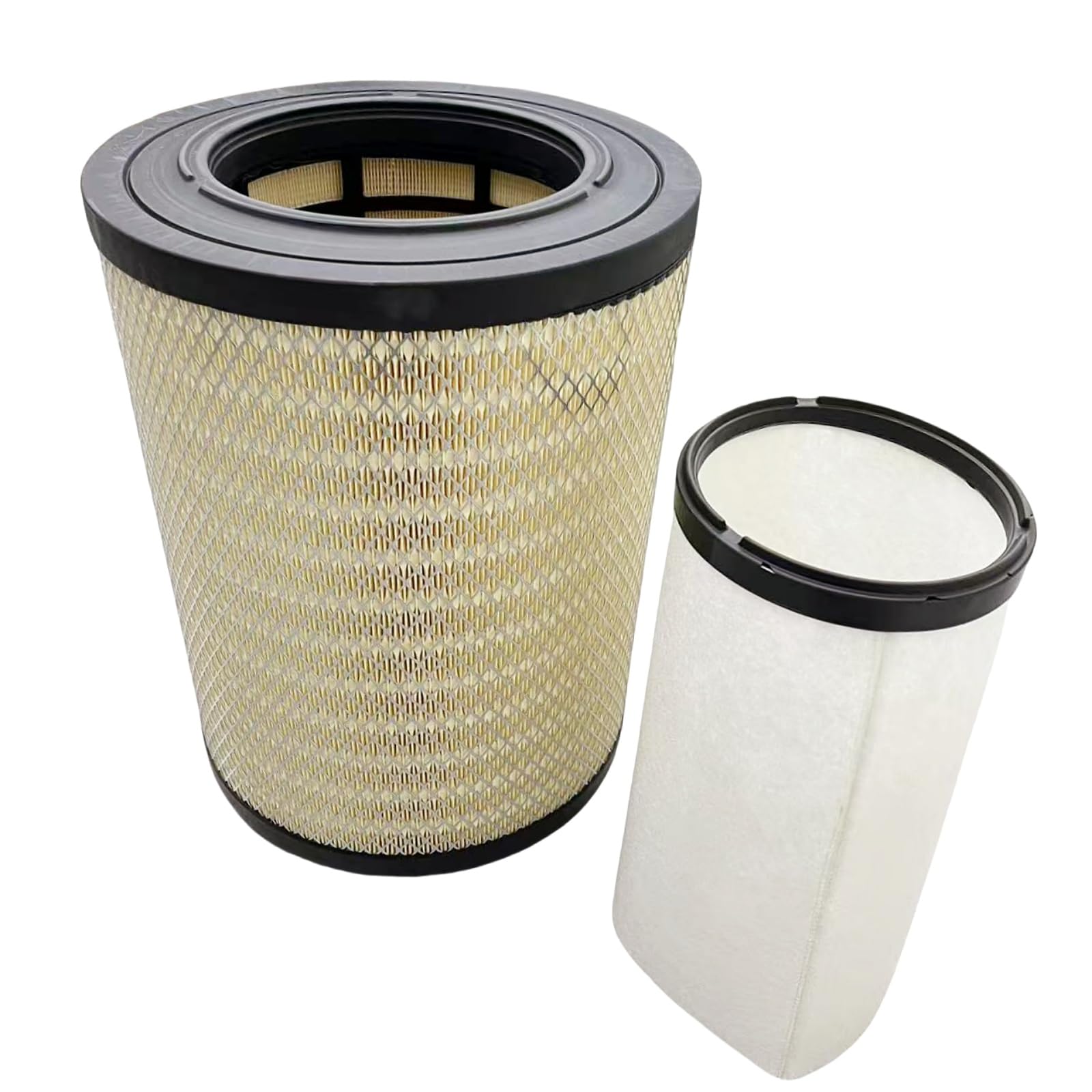 Air Filter Cartridge 21337557 Compatible with Volvo truck FM II Series,Replace P958225 21337443,P958909 21337449 21348756. (safety radial seal)21348756