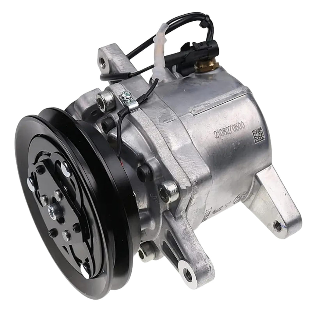 NEW RD451-93900 RD45193900 Air Conditioning Compressor For Kubota Excavator (Round plug)