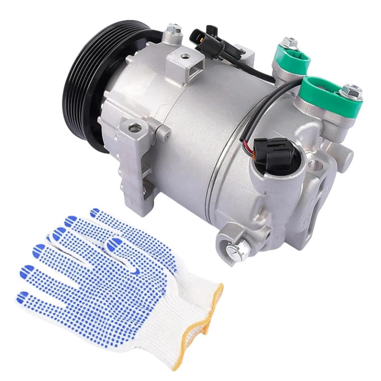 6PK 12V Air Conditioning Compressor 97701f9000 97701-H9000 97701H9000 A/C Compatible with Kia Rio 1.4L 2016-2020 Replace parts