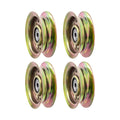 332517B 4PCS Deck Idler Pulley Fits for AYP 104360X 131494 173438 532173438 Fits for HUS 532131494 Fits for John Deere AM103480 AM37321 Replace parts