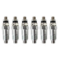 6pcs Fuel Injectors 093500-1800 23600-56011 Fits for Toyota 2B/B 2J/2H Engine
