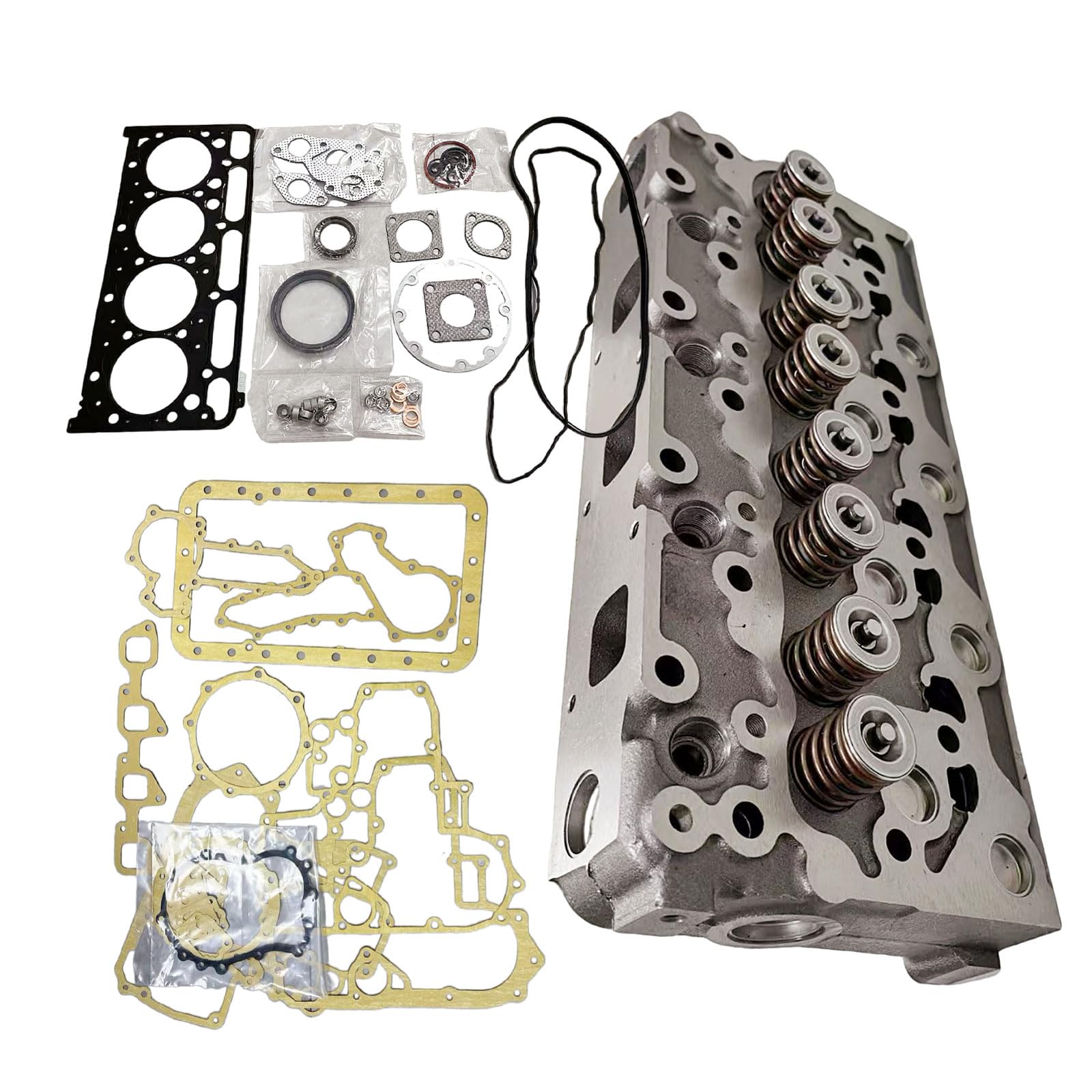 19077-03048 Cylinder Head Full Gasket Kit Fits for Bobcat 773 753 7753 S175 S185 S150 Fits for Kubota V2203 V2203T V2203E Replace parts