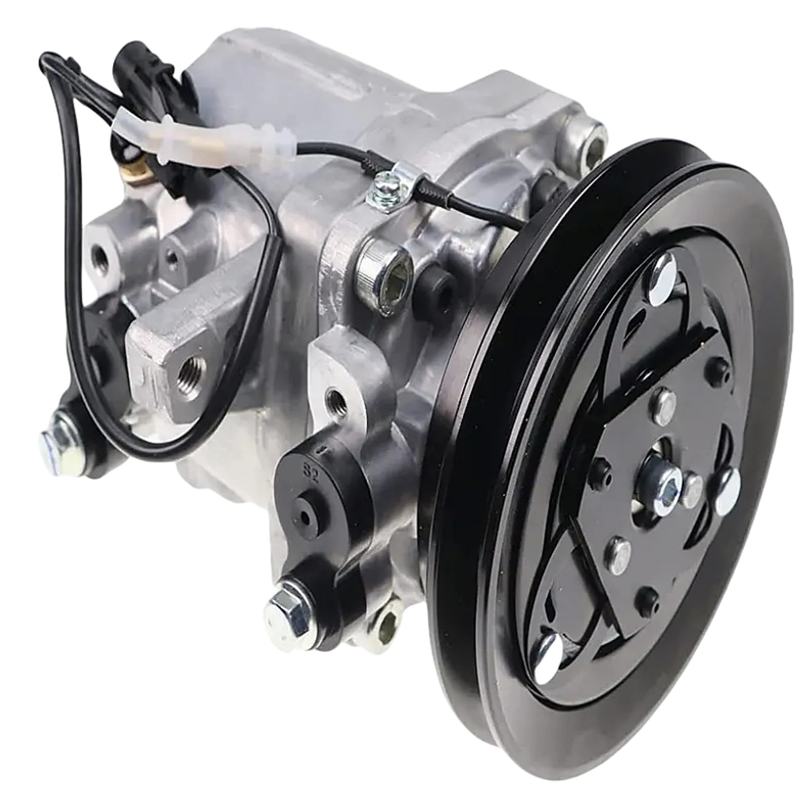 NEW RD451-93900 RD45193900 Air Conditioning Compressor For Kubota Excavator (Round plug)