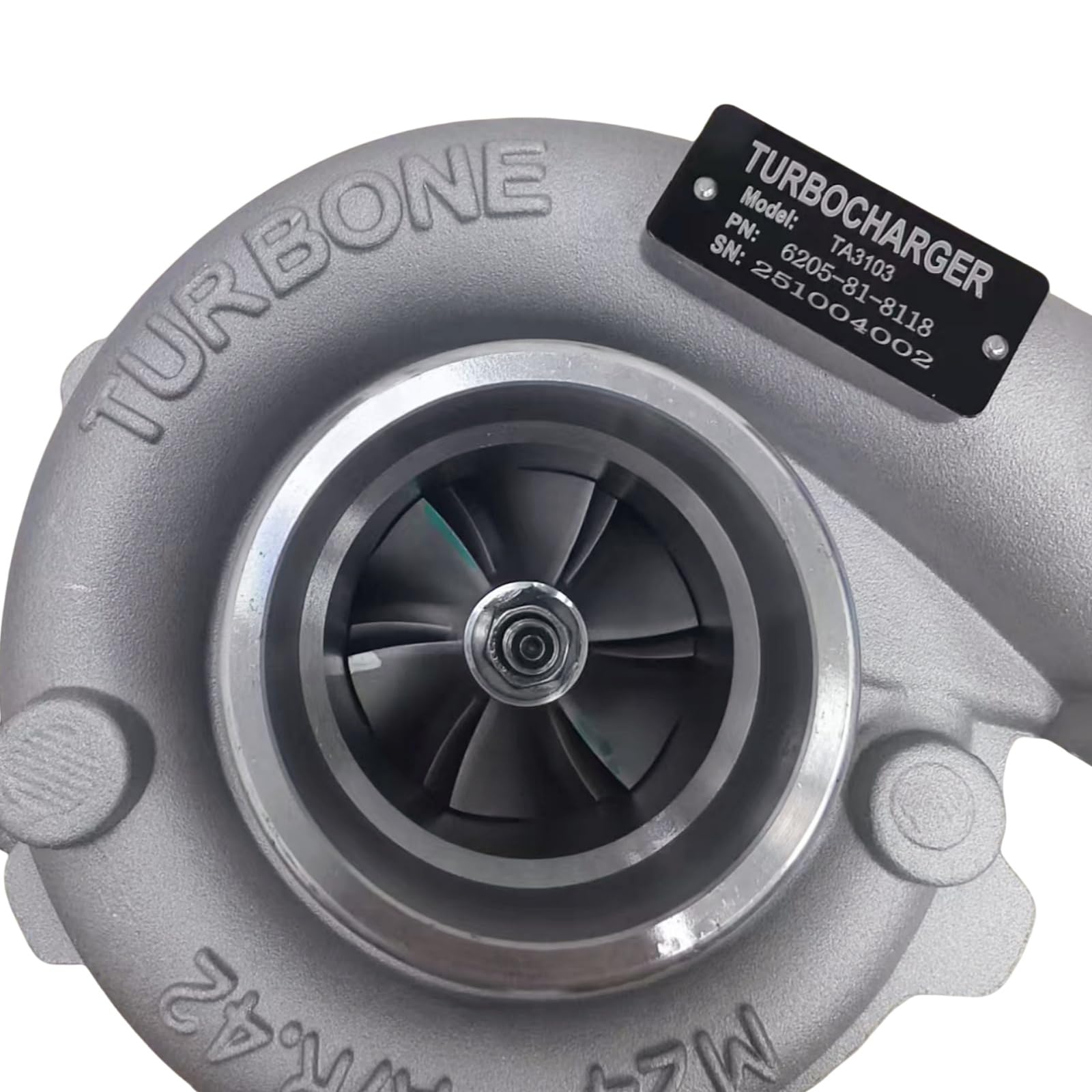 Turbocharger 6205-81-8118 6206-81-8110 17021603 15701 Fits for Komatsu Excavator PC120-5（4D95）PC100-5 HD700-7 (6D31)
