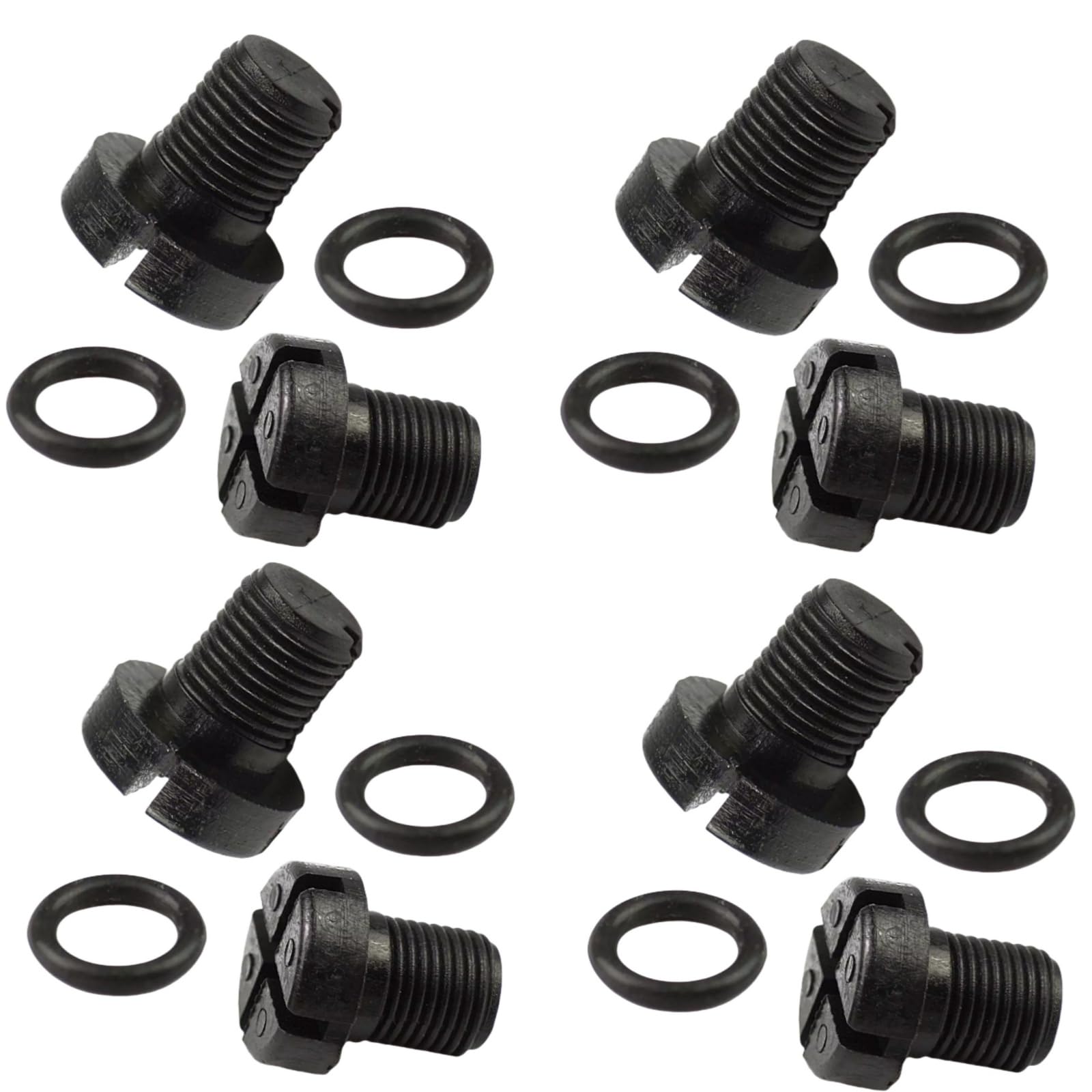 8PCS Coolant Expansion Tank Bleeder Screw with O-ring 17111712788 11537793373 Fits for BMW E46 E90 for Mini Cooper Replace parts
