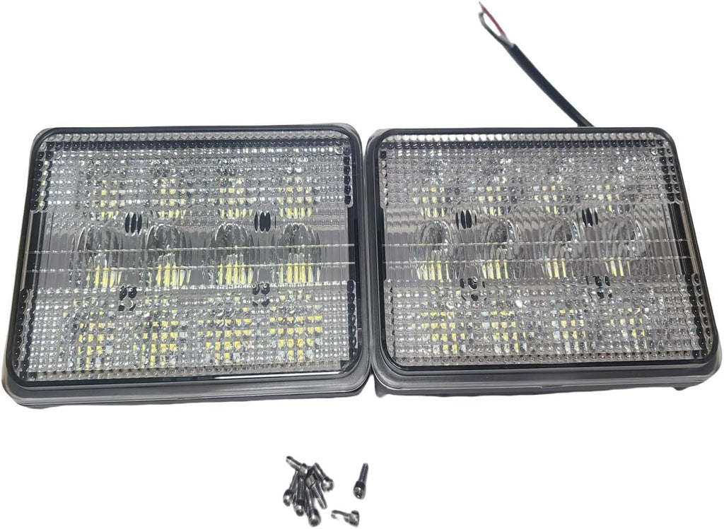 Sgaorcpas 2pcs AL152328 RE269110 AL152329 Headlight Compatible with JD Tractors 5045D 5045E 5055D 5055E 5065E 5075E 6100D 6110D 6115D 6125D 6130D 6140D 5105ML 6120 9220 6320