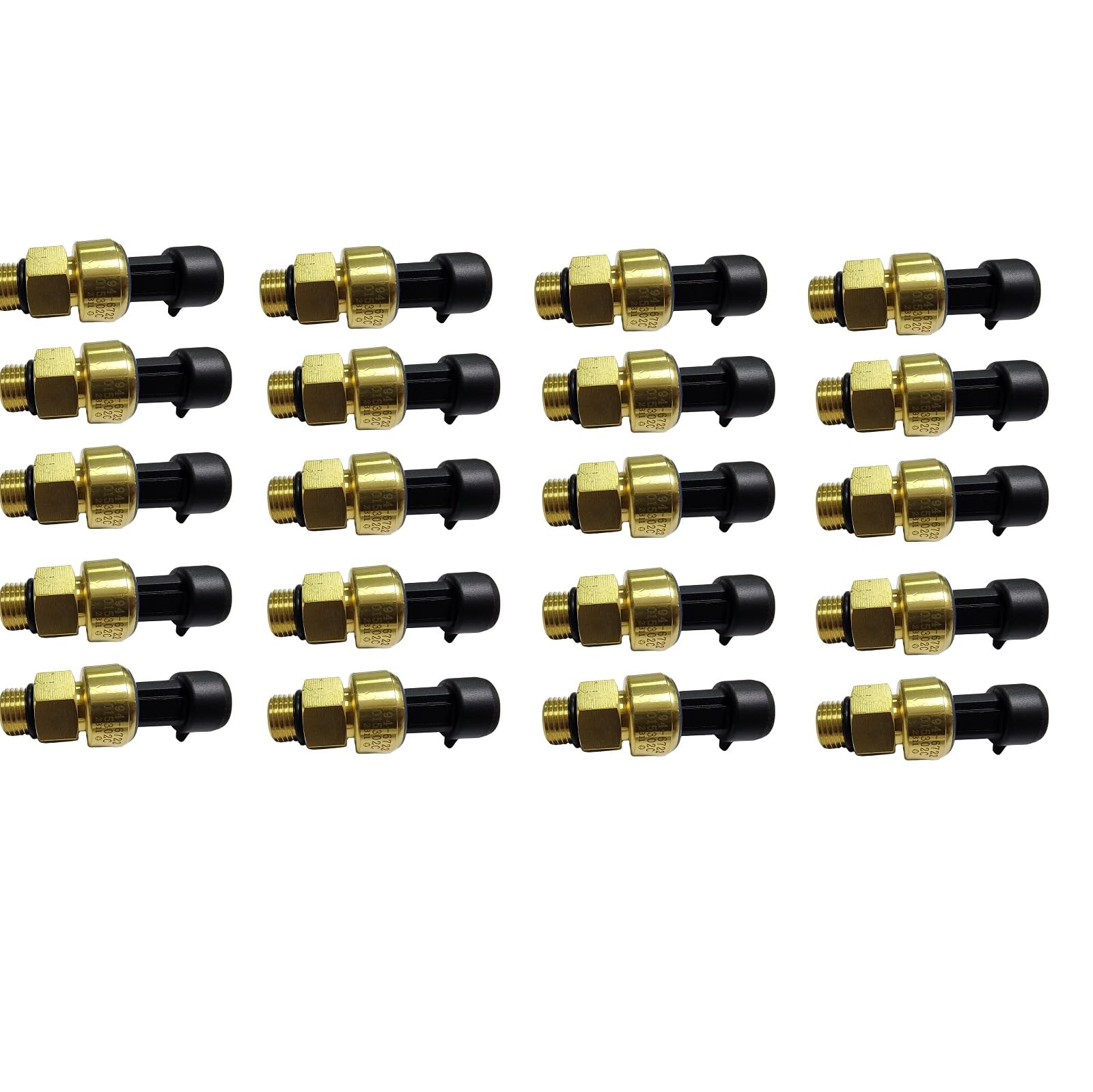 20PCS Oil pressure inductor 194-6722 1946722 Fit for Caterpillar Excavator Accessoriess