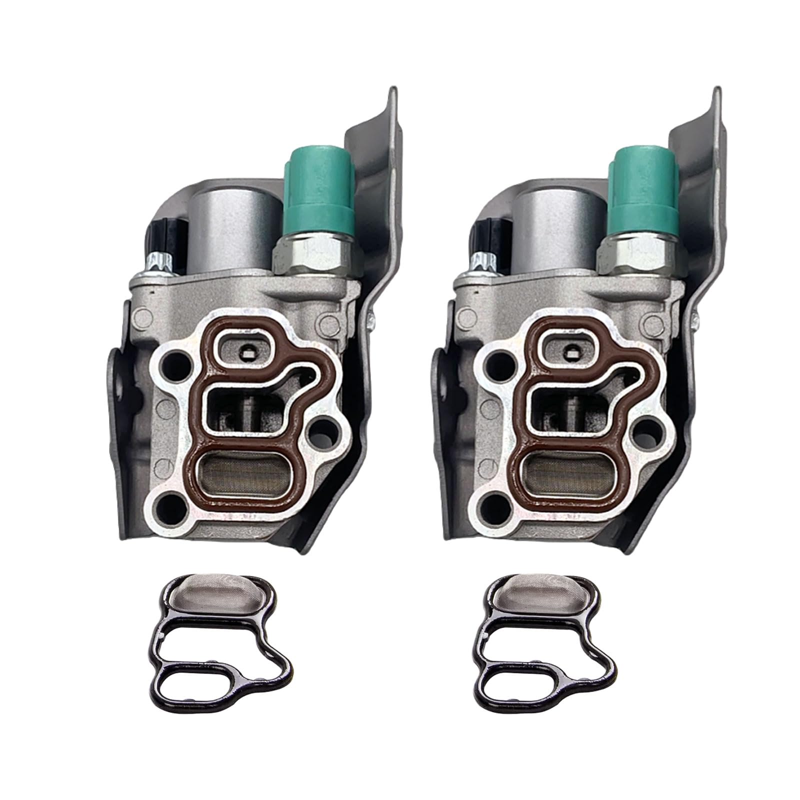 2PCS 15810-RAA-A01 Variable Valve Timing Solenoid with Oil Pressure Switch & Gasket 15810RAAA01 Fits for Honda for Accord for CR-V 05-11 Replace parts