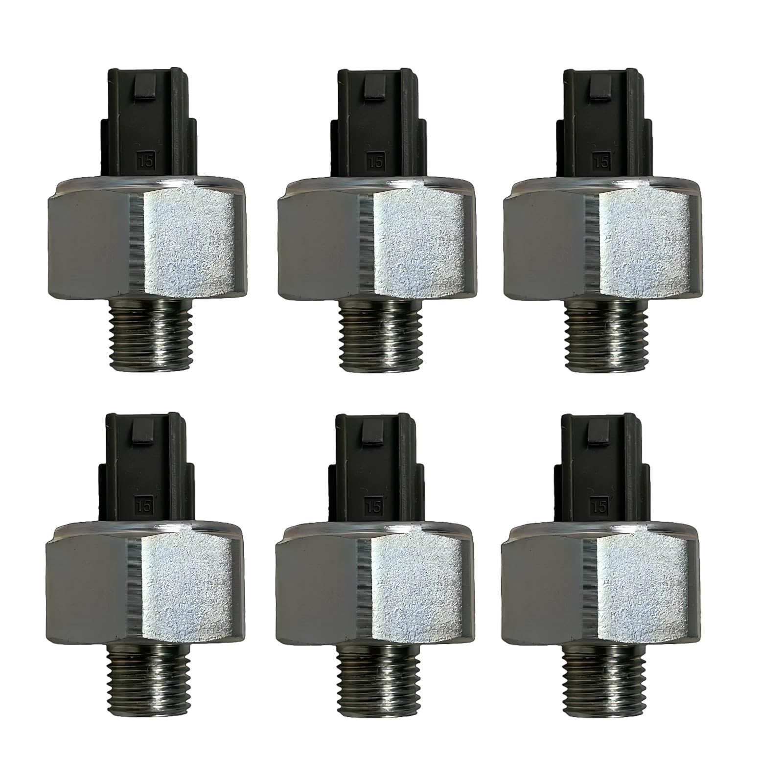 6pcs 89615-50010 Knock Detonation Sensor compatible with 1990-1997 for Lexus LS400 4.0L,1992-1997 for Lexus SC400 4.0L,1992-1995 for Toyota 4Runner 2.4L,1992-1995 for Toyota 4Runner 3.0L