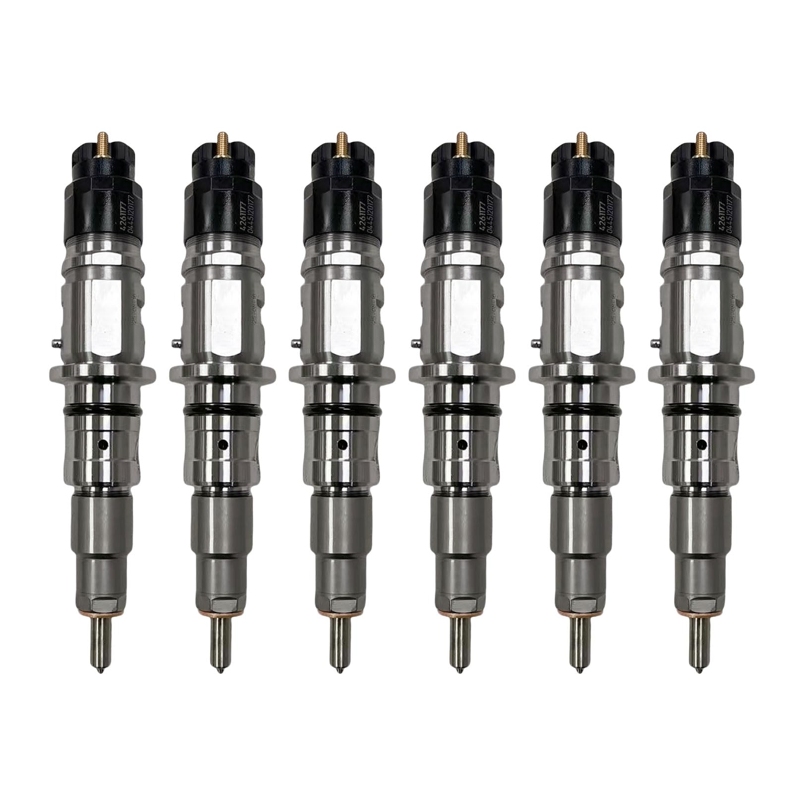 6pcs Fuel Injector 4261177 Fits for Cummins ISB QSB5-G7 QSB4.5 QSB 6.7 Engine