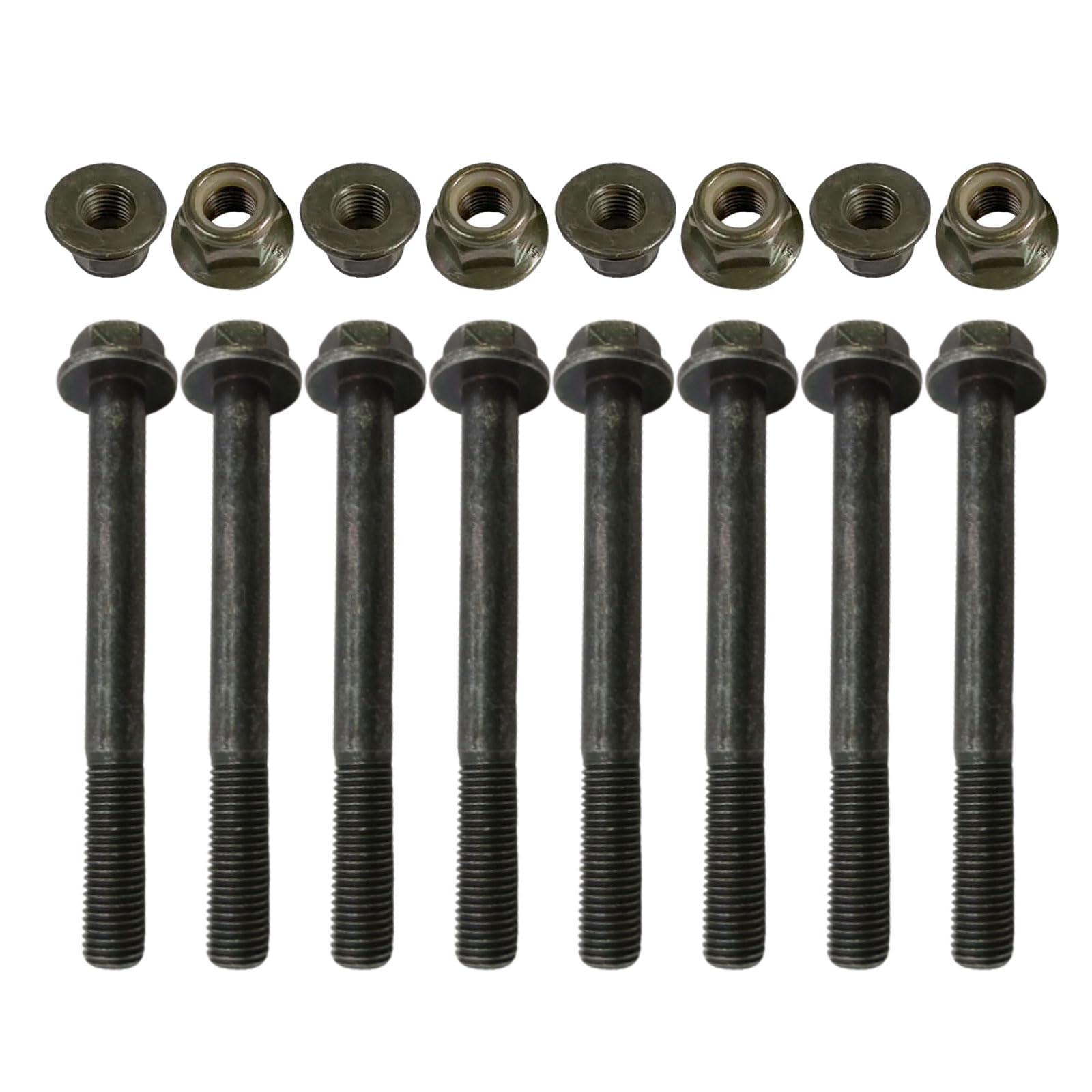 16PCS 7518560 7547333 Control A-Arm Screw Bolt with Nut Set Fits for Polaris for Sportsman