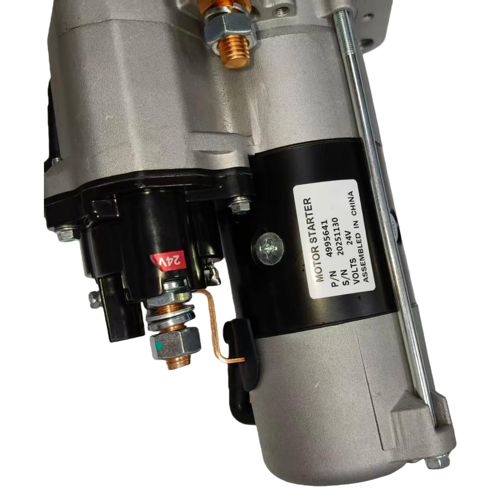 4995641 24V 10T 7.5kw Starter Fits for Cummins Engines C6.6 E323D2 Replace parts