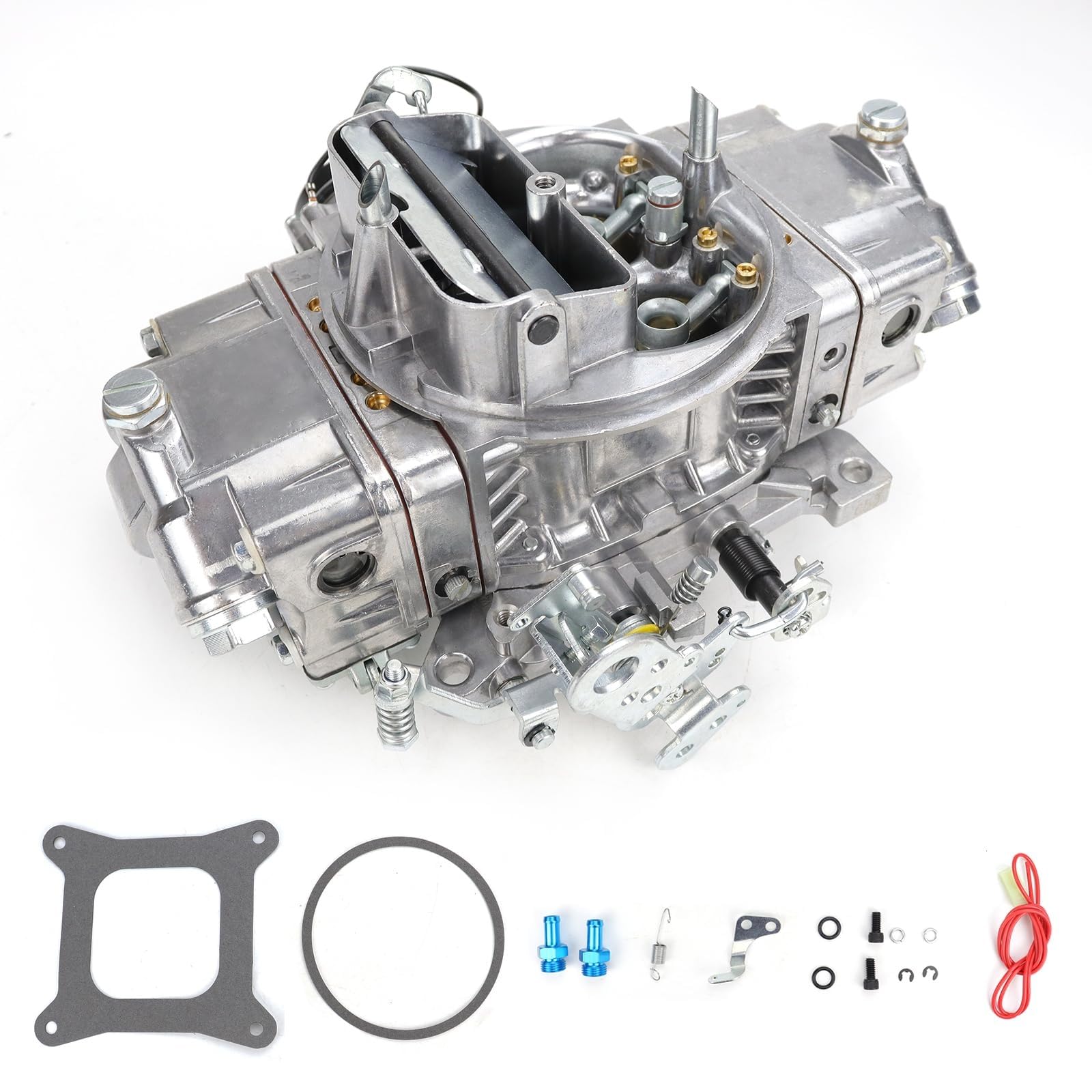 BR-67255 Carburetor 4150 Model 650 CFM 4 Barrel Carburetor Fit for Holley Quick Fuel Brawler Diecast Carburetors with Mechanical Secondaries Electric Choke Replace parts