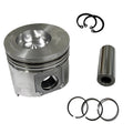 Piston Ring Kit Set 76mm 15221-21110 1522121110 Replacement for Kubota V1500 Engine L2050DT L235DT L2350 L235F Tractor (Pack of 1)