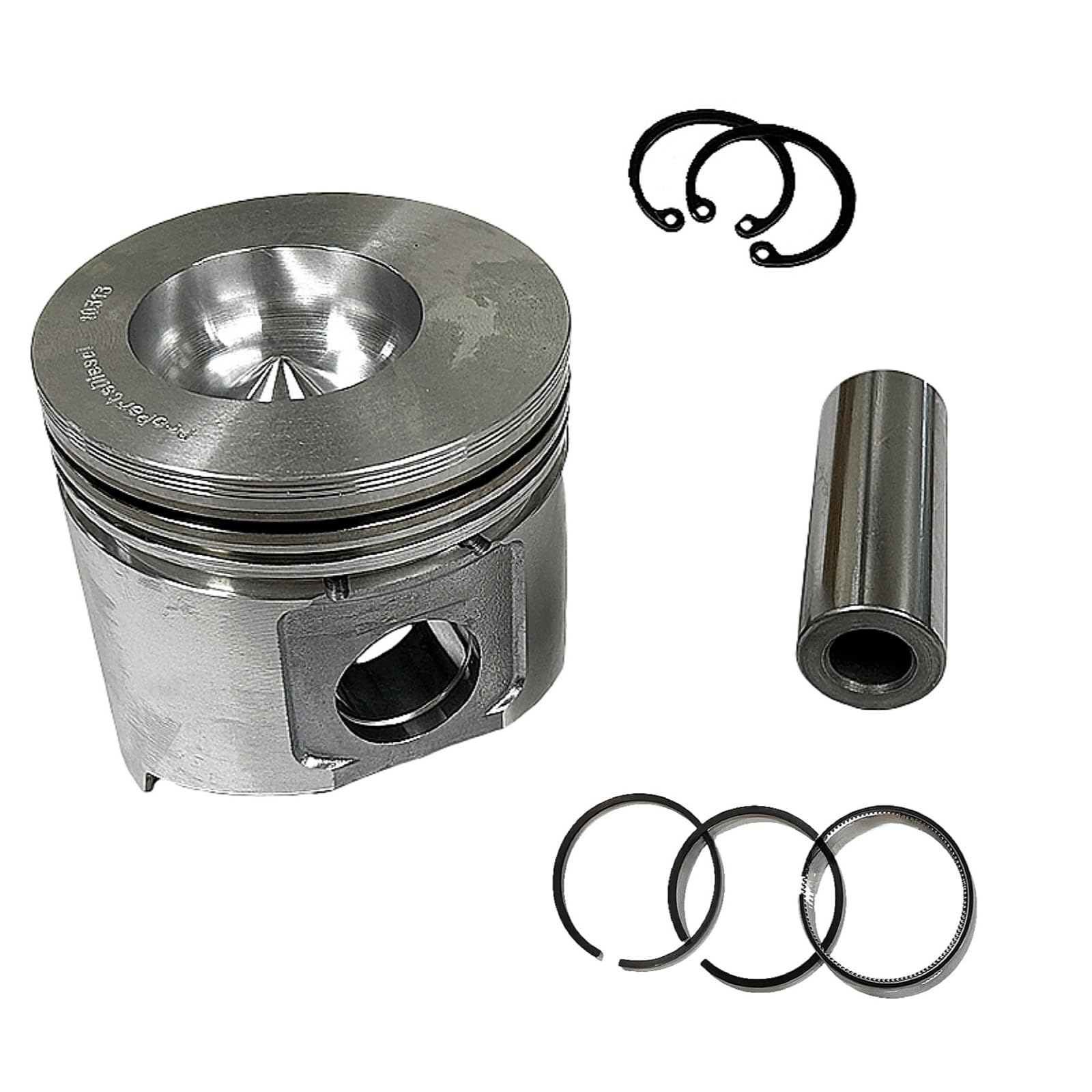 Piston Ring Kit Set 76mm 15221-21110 1522121110 Replacement for Kubota V1500 Engine L2050DT L235DT L2350 L235F Tractor (Pack of 1)