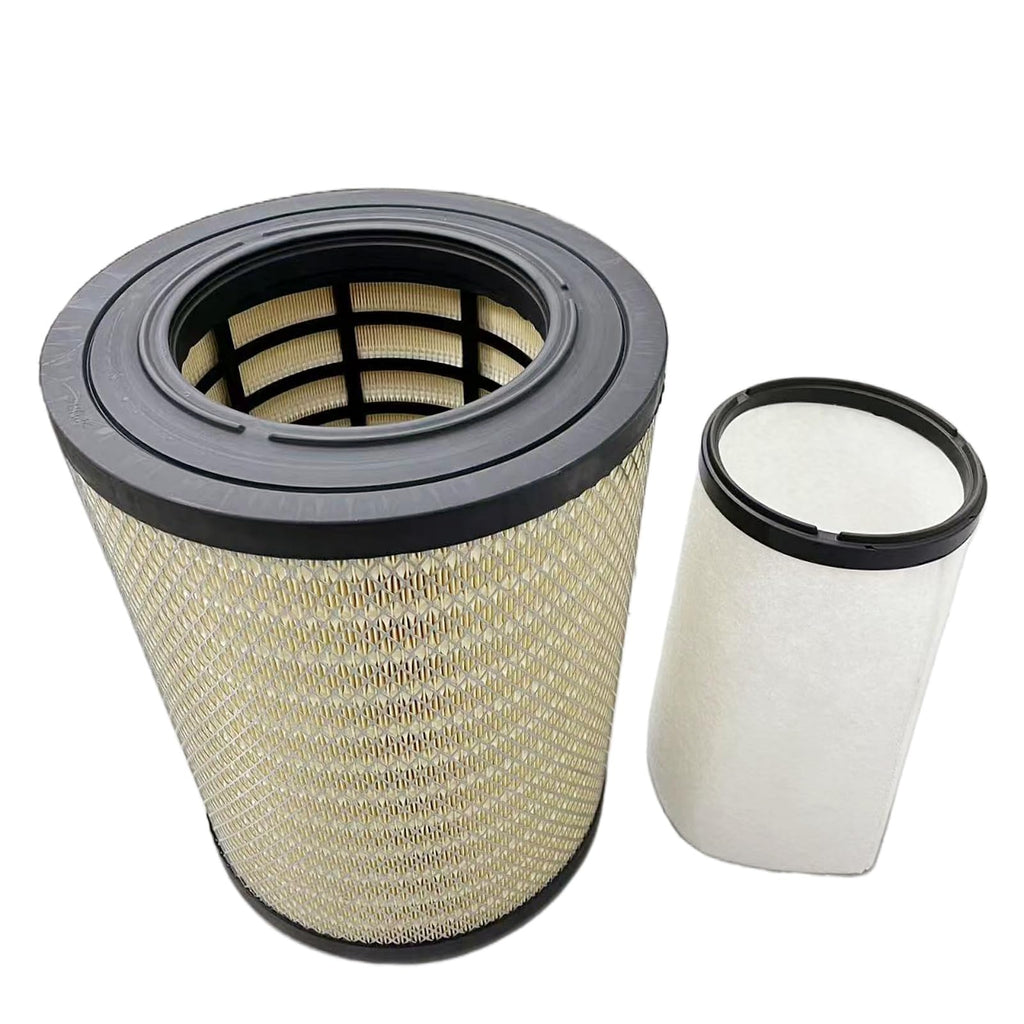 Air Filter Cartridge 21337557 Compatible with Volvo truck FM II Series,Replace P958225 21337443,P958909 21337449 21348756. (safety radial seal)21348756
