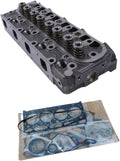 16022-03044, 16022-03040,16022-03043 Complete Cylinder Head +Full Gasket Kit Fits for Kubota Tractor D1105 D1105-E2B D1105-E3B/E4B 2400HST-D B2400HST-E B2410HSD B2410 Replace parts