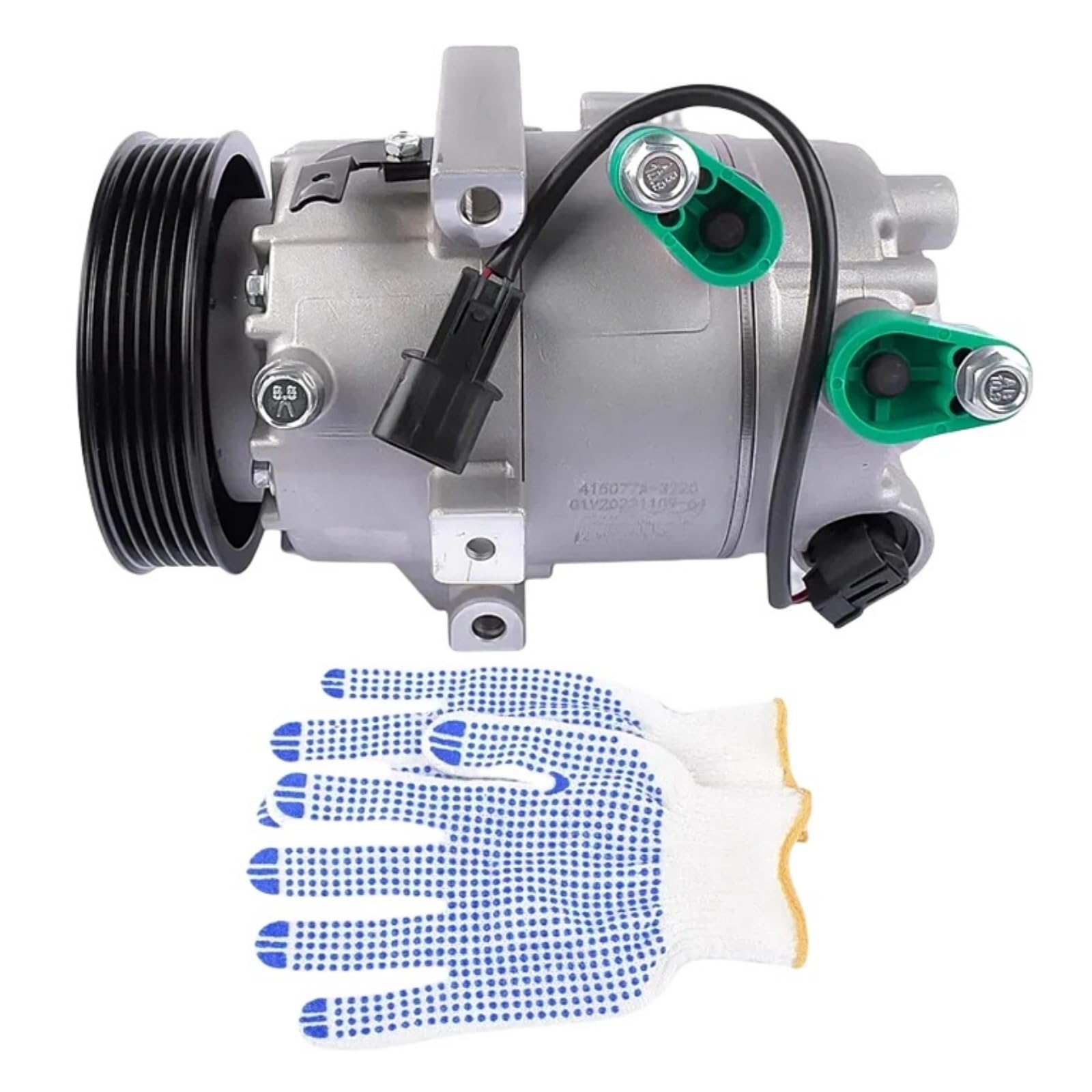6PK 12V Air Conditioning Compressor 97701f9000 97701-H9000 97701H9000 A/C Compatible with Kia Rio 1.4L 2016-2020 Replace parts
