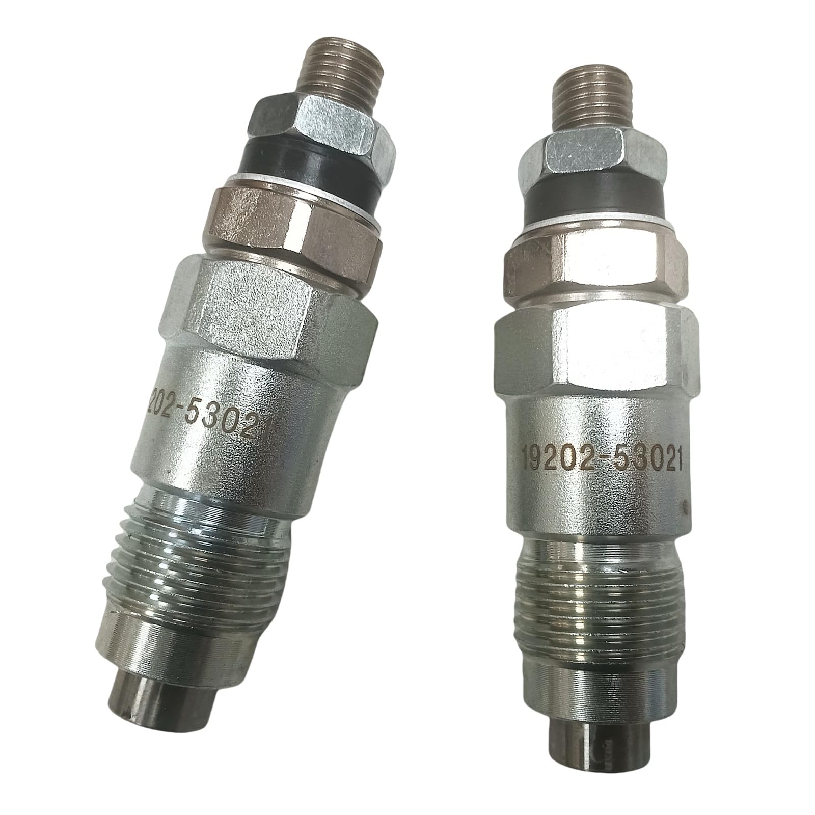 2PCS 19202-53021 19202-53020 Fuel injector for Kubota B1550 B1750 B20 B2150 B4200D B7100 B9200 L175 L225 L225DT L285P L285WP KH-35(H) KH-41 KH-51 KH-51H KH-60(H) KH-61 KH-61H