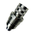 AT406475 7246802 Hydraulic Female Flat Face Quick Connect Coupler 48mm Thread Diameter Hydraulic Coupler Fits for Bobcat John Deere Skid Steer Loader 318E 319E 320E 323E 326E 328E 329E 332E