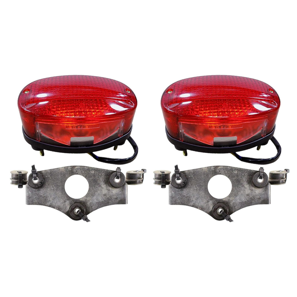 2PCS 5LP-84700-11-00 Rear Brake Taillight with Bracket Assembly Fits for Yamaha for Raptor 660R YFM660R 2002-2005