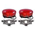 2PCS 5LP-84700-11-00 Rear Brake Taillight with Bracket Assembly Fits for Yamaha for Raptor 660R YFM660R 2002-2005