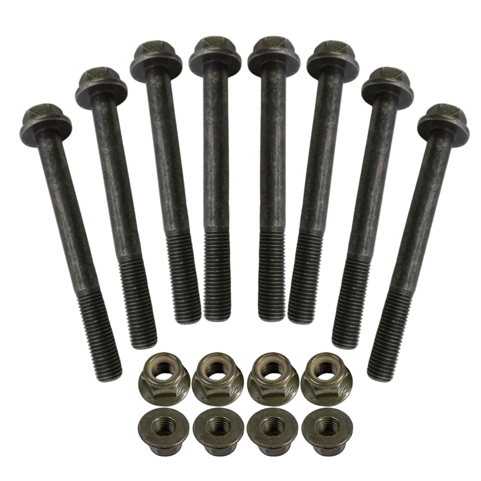 16PCS 7518560 7547333 Control A-Arm Screw Bolt with Nut Set Fits for Polaris for Sportsman