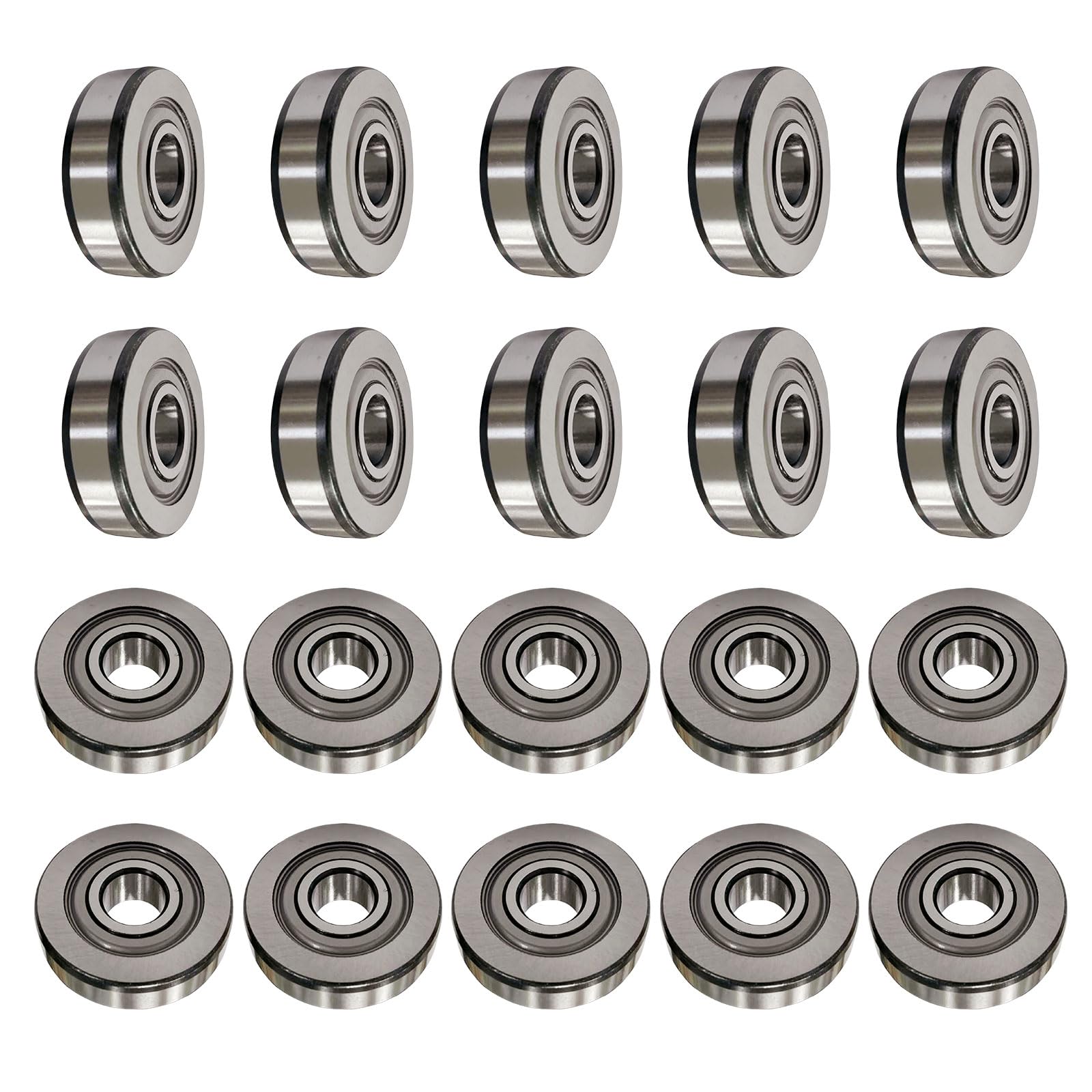 20PCS Bearing Round Bore 203KRR3 JD8646 8984YY 165484 AE14807E Fits for Vermeer John Deere Case New Holland White