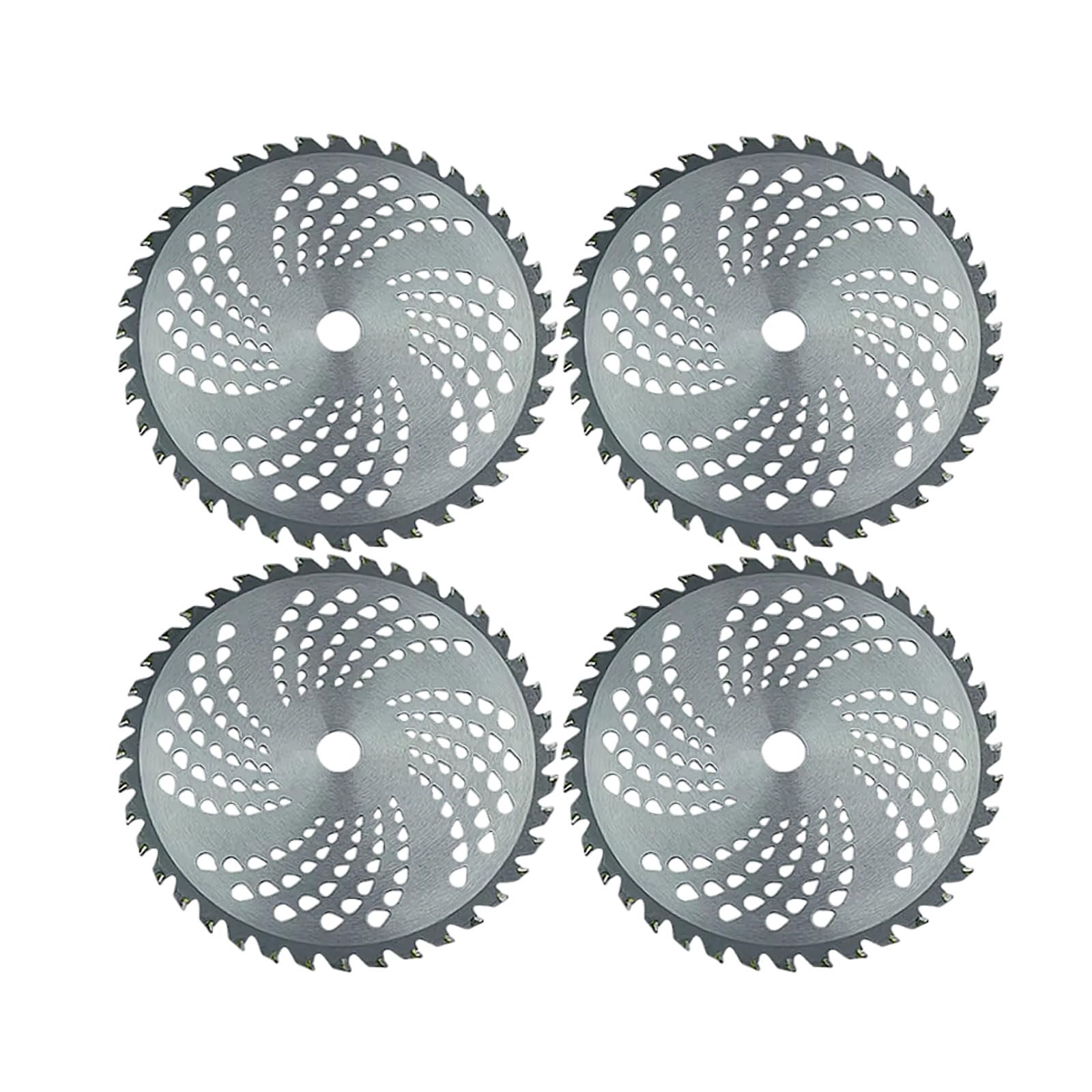 4PCS Brush Cutter Blade 40t 10 Inch Carbide Tip Fits for Weed Eater Trimmer for Brushcutter Replace parts