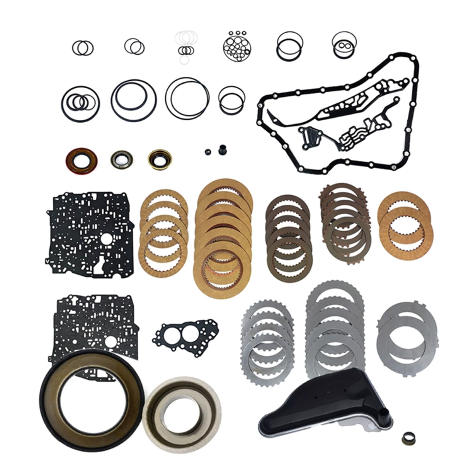 4T65 Transmission Rebuild Overhaul Kit with Minor Repair Kit Piston Kit Steel Plate and Friction Plate Fits for Buick Replace parts