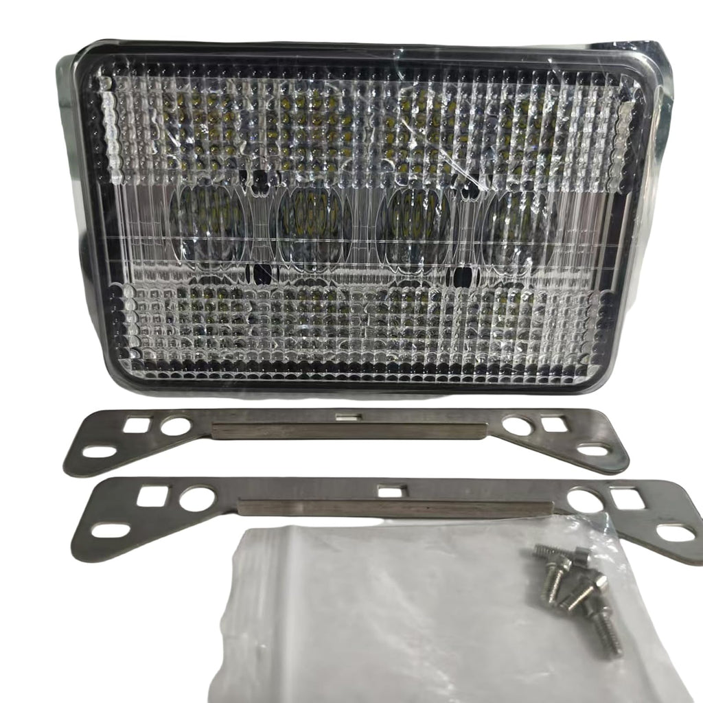 3pcs AL152328 RE269110 AL152329 Headlight Compatible with JD Tractors 5045D 5045E 5055D 5055E 5065E 5075E 6100D 6110D 6115D 6125D 6130D 6140D 5105ML 6120 9220 6320