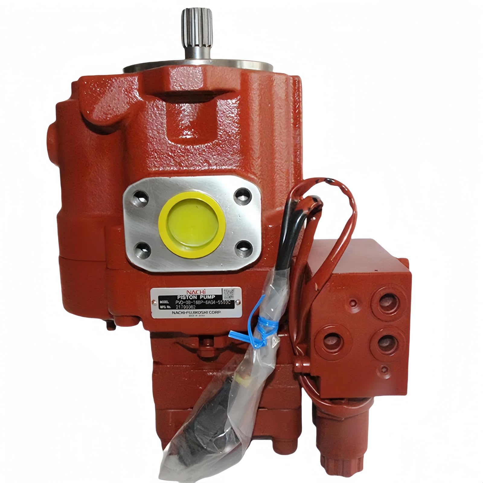 Hydraulic Main Pump With Solenoid Valve Compatible with Yanmar VIO17 Excavator PVD-0B-16BP
