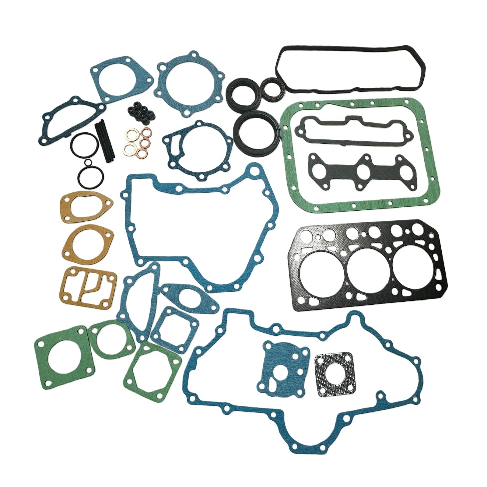 Full Gasket Kit K3E with Head Gasket Compatible with Mitsubishi K3E Engine CAT Excavator Loader