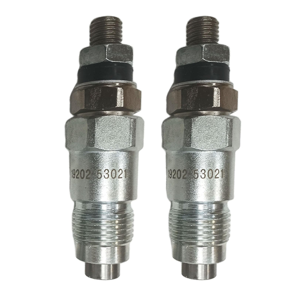 2PCS 19202-53021 19202-53020 Fuel injector for Kubota B1550 B1750 B20 B2150 B4200D B7100 B9200 L175 L225 L225DT L285P L285WP KH-35(H) KH-41 KH-51 KH-51H KH-60(H) KH-61 KH-61H