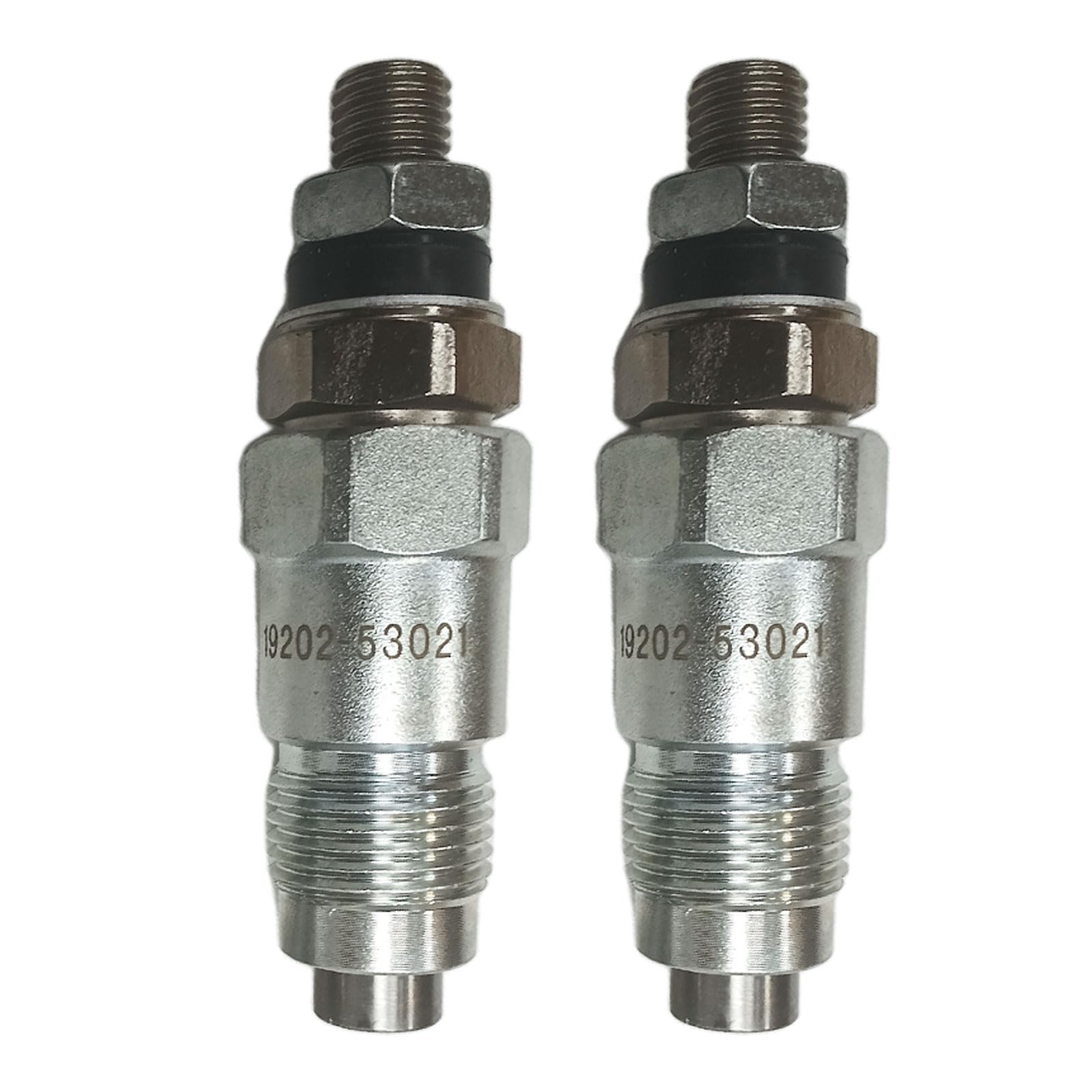 2PCS 19202-53021 19202-53020 Fuel injector for Kubota B1550 B1750 B20 B2150 B4200D B7100 B9200 L175 L225 L225DT L285P L285WP KH-35(H) KH-41 KH-51 KH-51H KH-60(H) KH-61 KH-61H