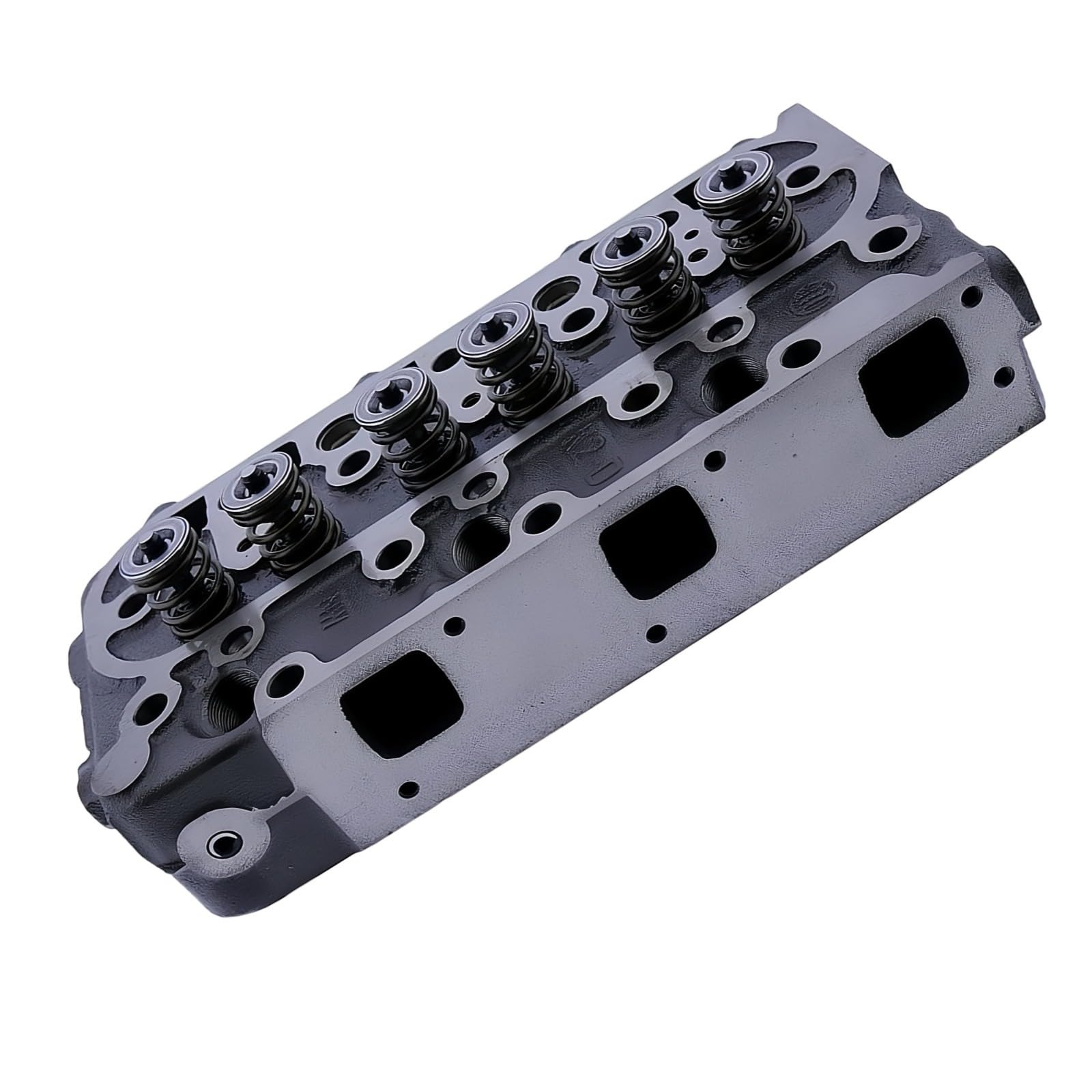 Complete Cylinder Head + Full Gasket Kit Compatible with Kubota D1005 Engine B2100 B2301HSD B2320 B2601HSD B7500 B7510 BX2660 BX2670 BX2680 ZD326 Replace parts