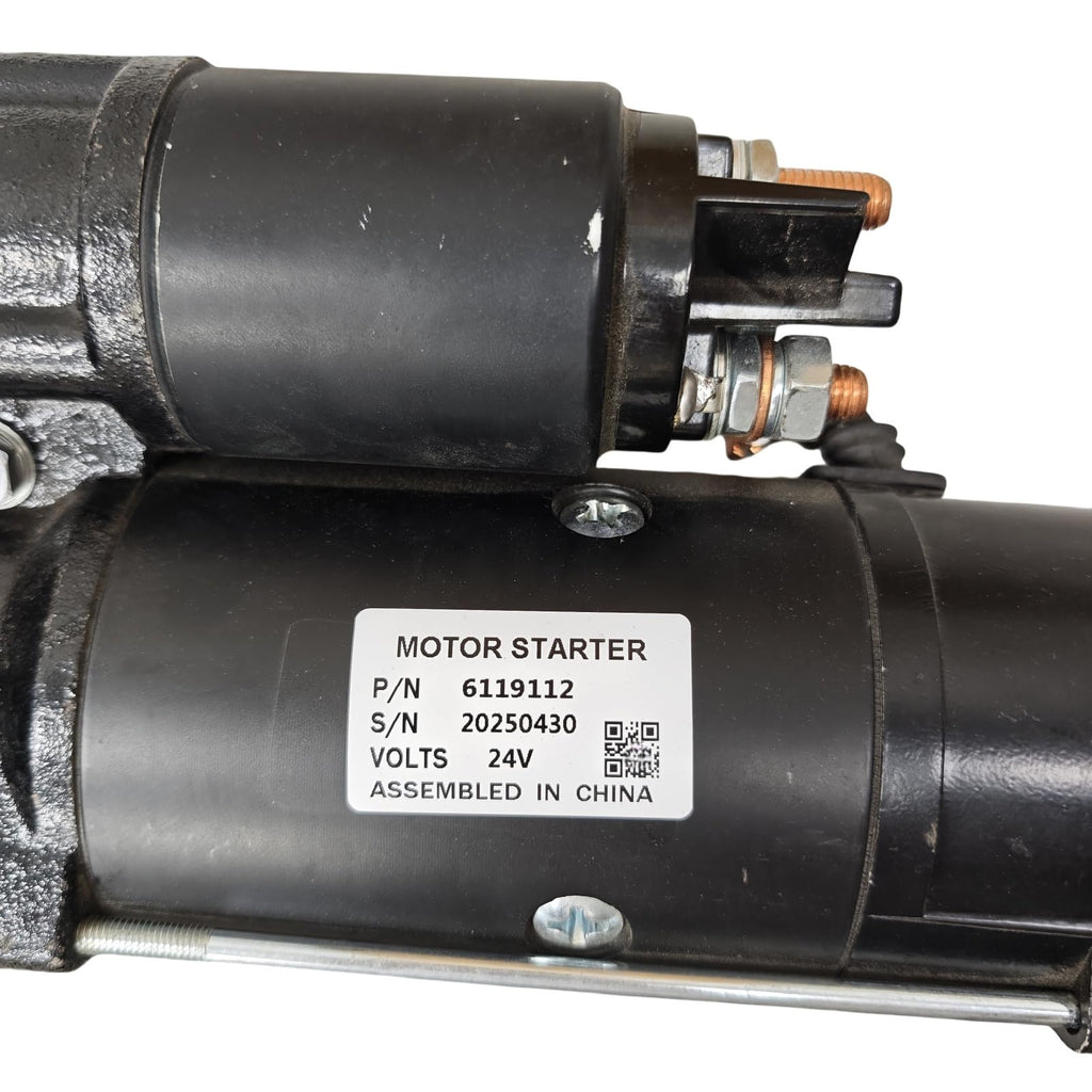 6119112 Starter Motor 24V 7.8kw Fits for Caterpillar Excavators Replace parts