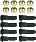 Set of 8 Lug Nut & 8 Stud Kit 6564669 Fits for Bobcat 720 721 722 730 731 732 741 742 743 751 753 763 773 863 873 883 S100 S130 S150 S160 S175 S185 S205 S220 S250 S300 A220 A300 S510 Replace parts