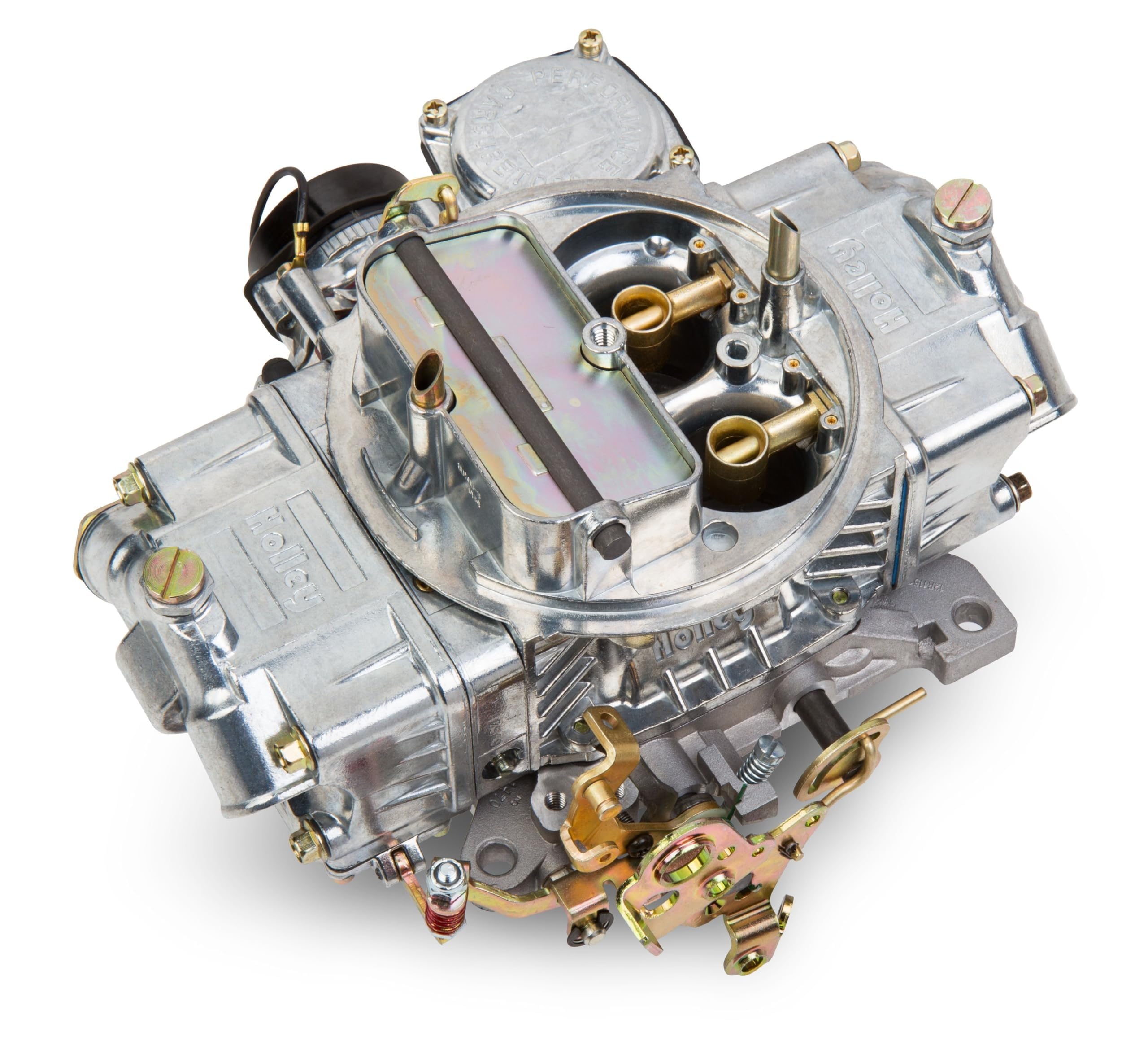 BR-67255 Carburetor 4150 Model 650 CFM 4 Barrel Carburetor Fit for Holley Quick Fuel Brawler Diecast Carburetors with Mechanical Secondaries Electric Choke Replace parts