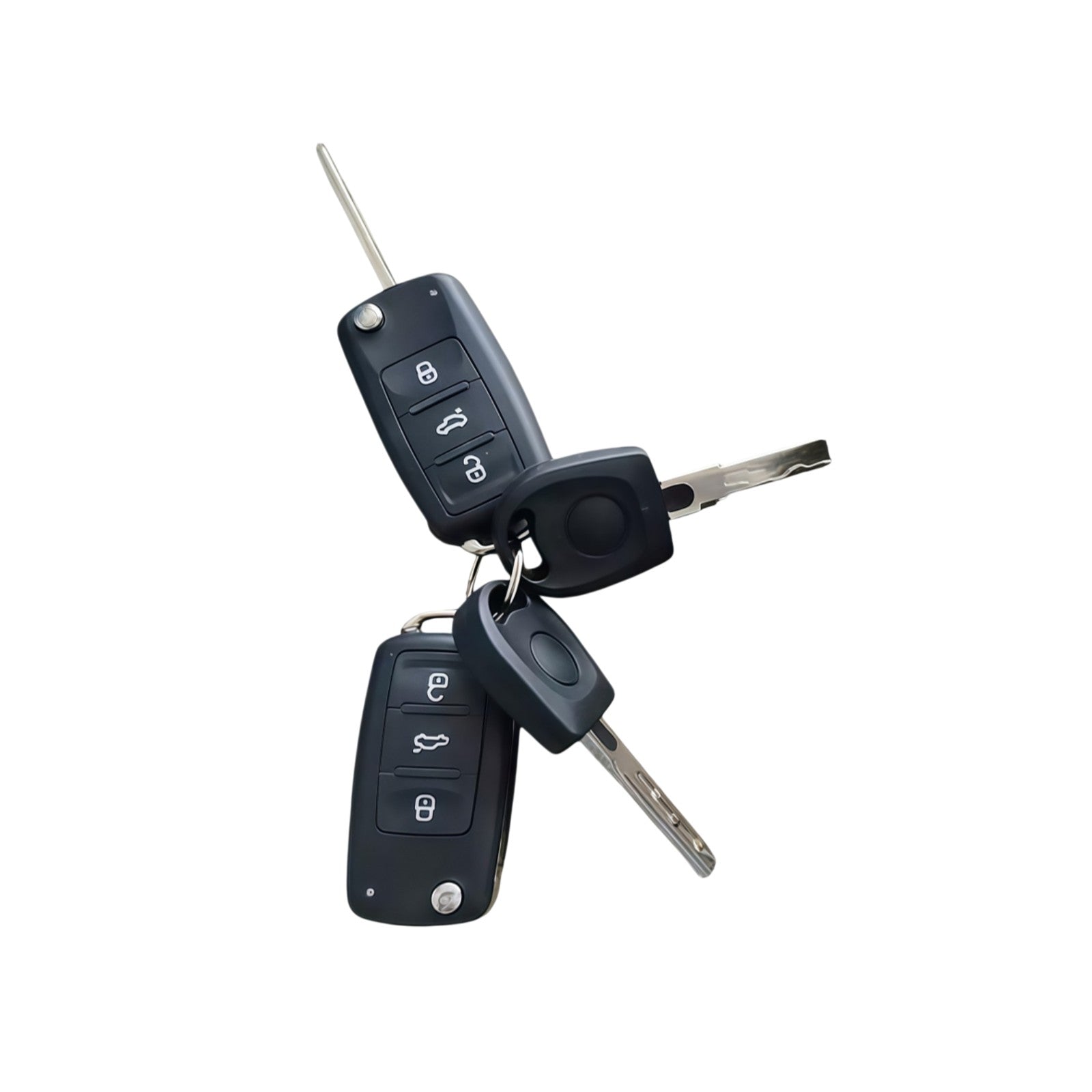 Ignition Switch Lock Cylinder Assembly with Intelligent Key Shell 1K0905851 1K0905851B Fits for VW  2006-2018 for Eos 2007-2011 for Golf 2004-2011